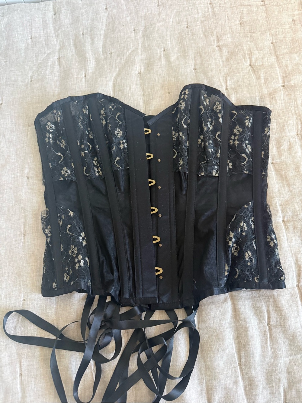 Corset Story Steel Boned Whimsigoth Celestial Witchy Corset size 32”